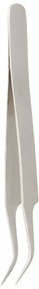 Hakko CHP 7-SA Stainless Steel Non-Magnetic Precision Tweezers with Very-Fine Point Curved Tips, 4-1/2" Length