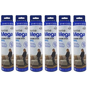 Evercare Large Surface Pet Roller Refill 6 Pack - 50 Sheet Each