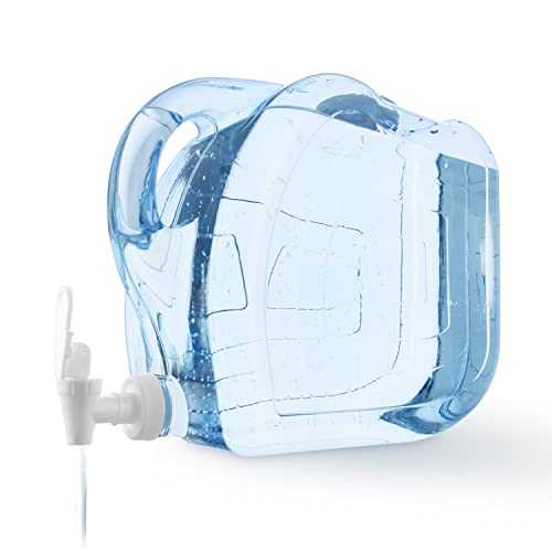 Arrow Ultra Drink Dispenser for Fridge, 2 Gallon - Plastic Beverage Dispenser with Spigot for Easy Dispensing - Made in the USA, BPA Free Clear Plastic - Convenient Handle, Easy-Pour Spout
