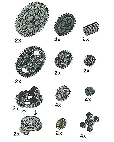 Book Cover LEGO Technic Gears Assortment Pack