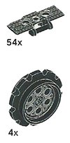 Book Cover LEGO Technic Link Treads + Sprocket Wheels Pack