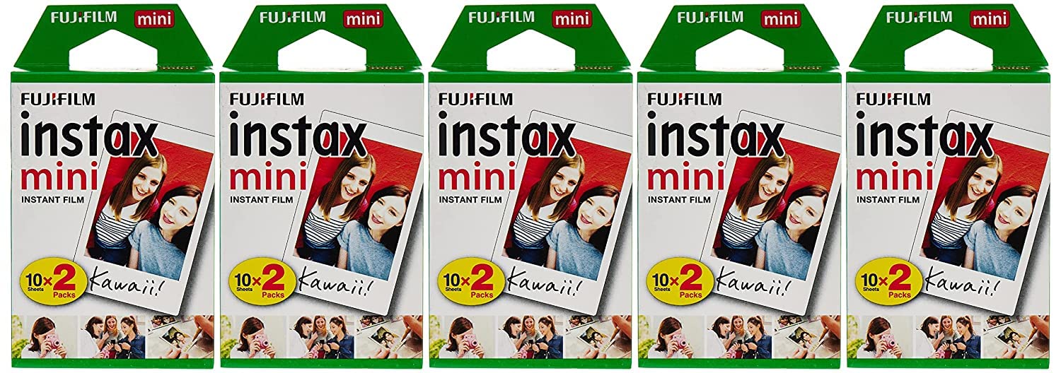 Book Cover Fujifilm Instax Mini Instant Film, 10 Sheets of 5 Pack × 2 (100 Sheets) - Unauthorized product