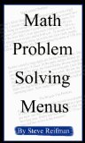 Math Problem Solving Menus: A Set of Cool Elementary School Math Activities for Kids Who Finish Classwork Early