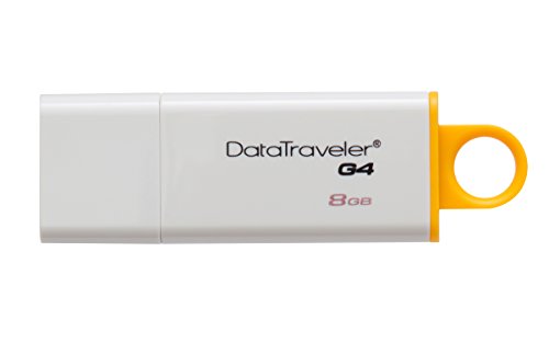 Book Cover Kingston Digital 8GB Data Traveler 3.0 USB Flash Drive - Yellow (DTIG4/8GB )