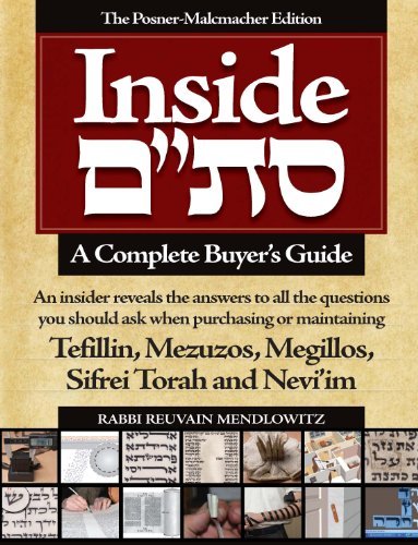 Inside Stam; An insider reveals the answers to all the questions you should ask when purchasing or maintaining Tefillin, Mezuzos, Megillos, Sifrei Torah and Nevi'im [Hardcover] [2012] (Author) Rabbi Reuvain Mendlowitz