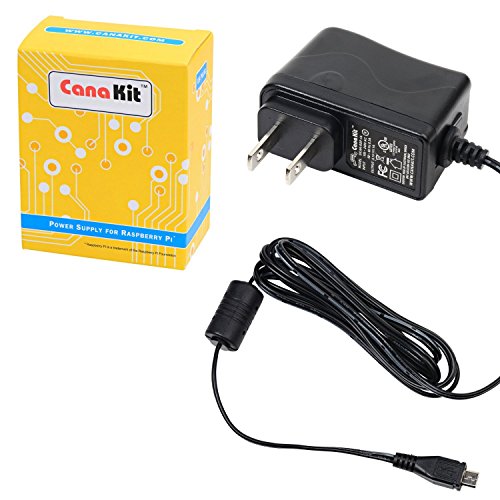 Book Cover CanaKit Raspberry Pi Micro USB Power Supply/Adapter/Charger