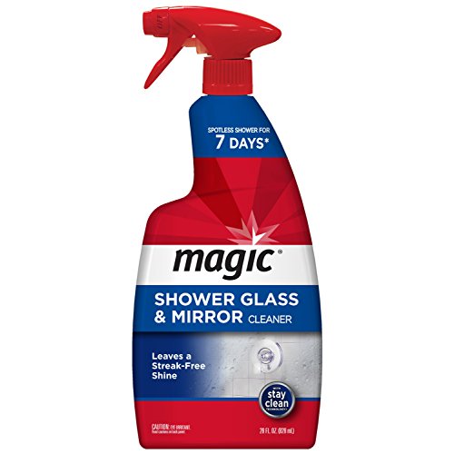 Book Cover MAGIC Shower Glass & Mirror Cleaner, Red, 28 Fl Oz