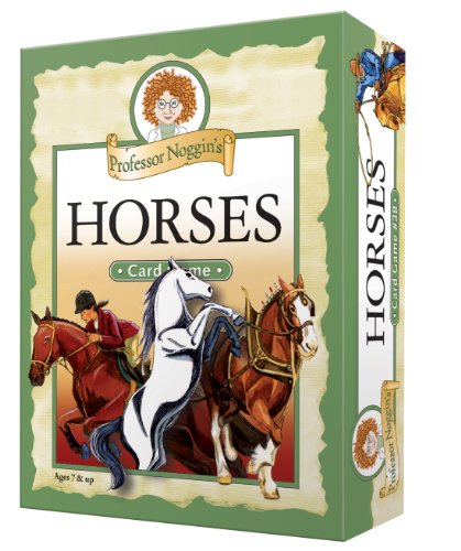 Book Cover Professor Noggin's Horses - A Educational Trivia Based Card Game For Kids - Features 30 Illustrated Cards - Ages 7+