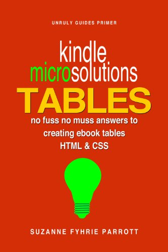 Kindle MICRO Solutions: Creating eBook Tables using HTML and CSS (Primer) (Kindle Formatting Solutions 2)