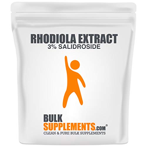 Bulksupplements Rhodiola Rosea Extract (3% Salidroside) Powder (100 Grams)