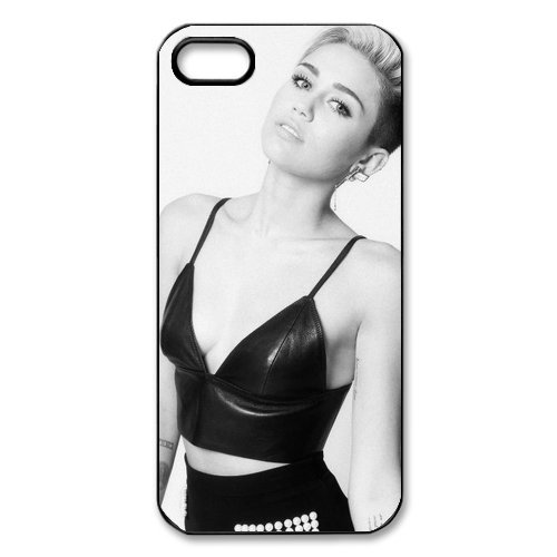 Simple Joy Phone Case, Miley Cyrus Hard Plastic Back Cover Case for iphone 5, 5S