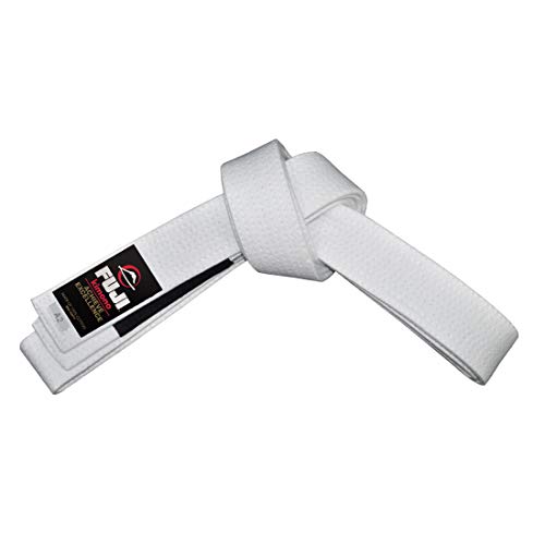Fuji BJJ Belt, White, A3