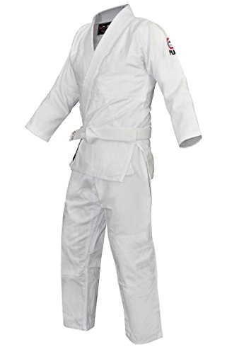 Fuji Judo Uniform, White, 4