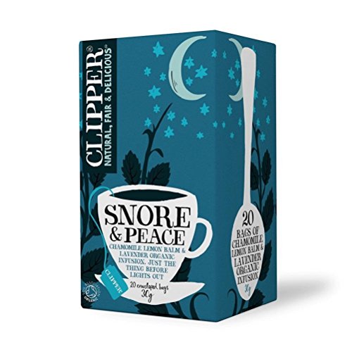Clipper Fair Trade Organic Clipper Organic Snore And Peace Tea, 20 Count (Pack Of 6)
