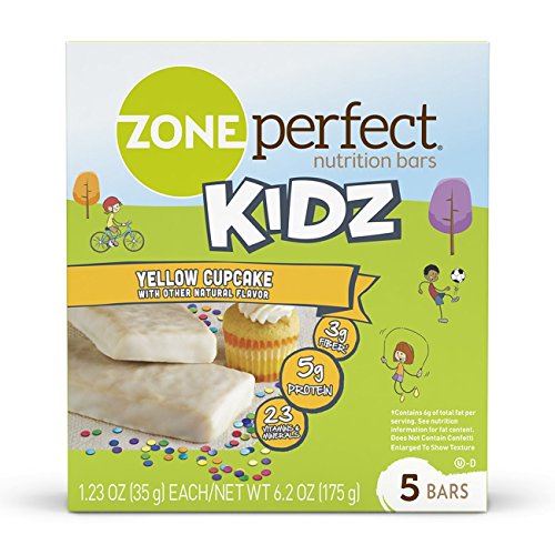 Kidz Zone Bar Yellow Cupcake 5 Bars [Pack of 2]