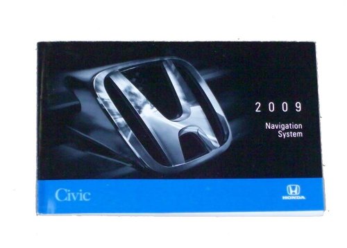 2009 Honda Civic Navigation Owners Manual ~ OEM