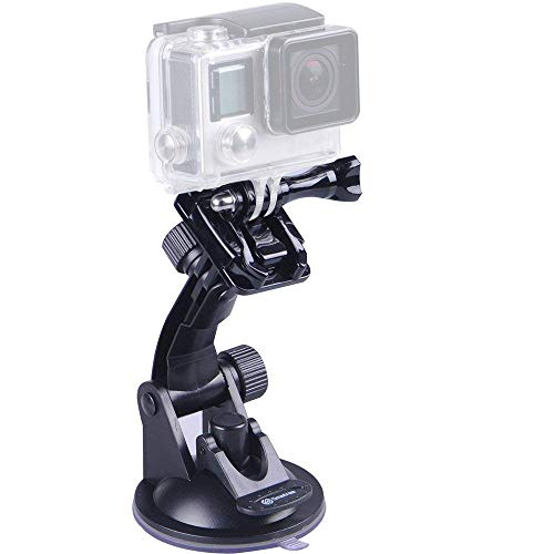 Book Cover Smatree Suction Cup Mount Compatible for GoPro Hero 7/6/5/4/3+/3/Session/GOPRO HERO 2018/DJI OSMO Action Camera
