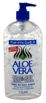 Book Cover Fruit of the Earth Aloe Vera 100% Gel 24 oz (Pack of 3)