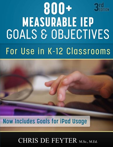 800+ Measurable IEP Goals and Objectives