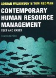 Contemporary Human Resource Management: Text and Cases by Redman. Prof Tom ( 2013 ) Paperback