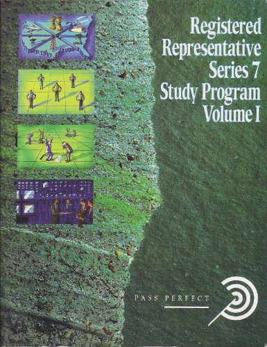 Registered Representative Series 7 Study Program (Volume I only) 2011