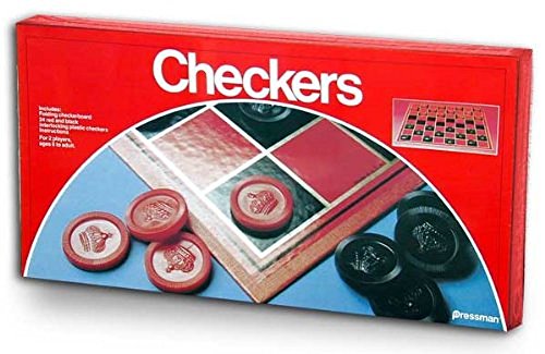 Book Cover Pressman Toy Checkers Folding Board Game-1 Pack