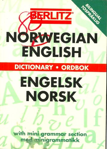 Berlitz Norwegian English Dicitonary - Engelsk Norsk Ordbok with Mini Grammar Seciton - Med Minigrammatikk