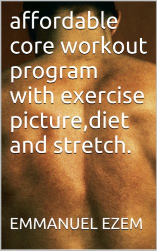 affordable core workout program with exercise picture,diet and stretch.