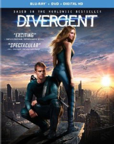 Book Cover Divergent [Blu-ray + DVD + Digital HD]