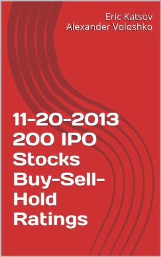 11-20-2013 IPO Stocks Buy-Sell-Hold Ratings (Buy-Sell-Hold+ Stocks iPhone App)