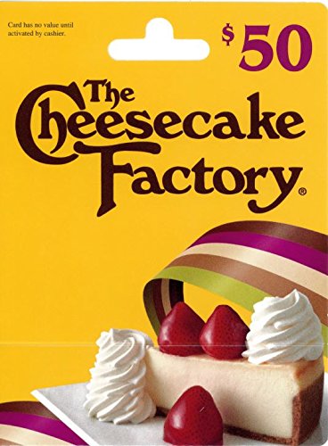 Book Cover The Cheesecake Factory Gift Card $50