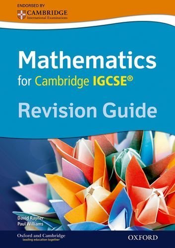 Mathematics: IGCSE?? Revision Guide by Rayner. David ( 2009 ) Paperback