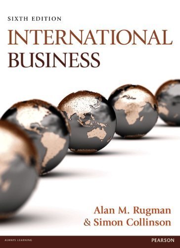 International Business by Rugman. Prof Alan M. ( 2012 ) Paperback