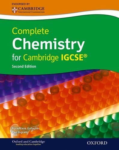 Complete Chemistry for Cambridge IGCSE?? with CD-ROM (Second Edition) by Ingram ( 2011 ) Paperback