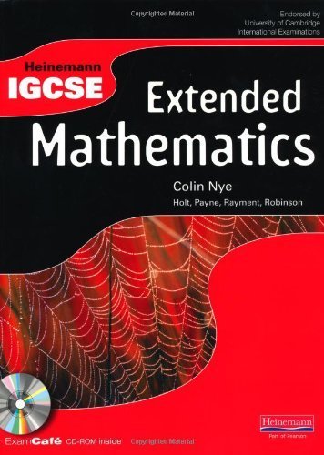 Heinemann IGCSE Maths Extended Student Book by Nye. Colin ( 2009 ) Paperback