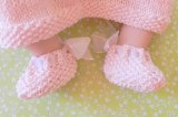 Heel Bow Knit Baby Shoes Pattern