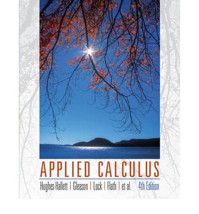 Book Cover [ Applied Calculus ] By Hughes-Hallett, Deborah ( Author ) [ 2009 ) [ Paperback ]