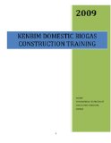 Kenbim Domestic Biogas Construction Training 2009 (plans and method for building a biogas digester) [Loose Leaf Publication]