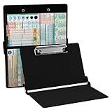 Whitecoat® Clipboard - Nursing Edition (Black, Bi-Fold)