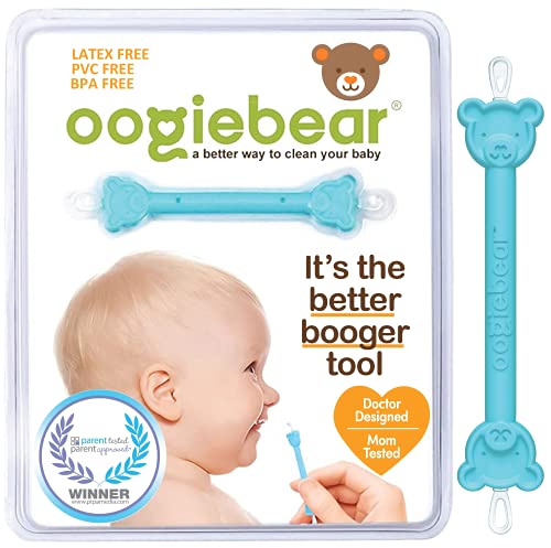 Book Cover oogiebear - Patented Nose and Ear Gadget. Safe, Easy Nasal Booger and Ear Cleaner for Newborns and Infants. Dual Earwax and Snot Remover. Aspirator Alternative