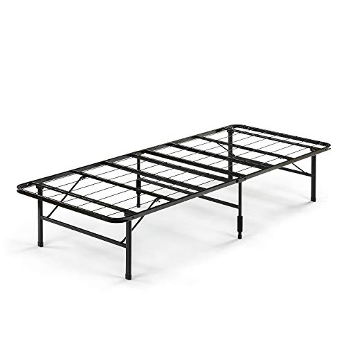 Book Cover Zinus Gene 14 Inch Metal Deluxe SmartBase Mattress Foundation / Platform Bed Frame / Heavy Duty Steel Frame / Box Spring Replacement / Underbed Storage, Twin