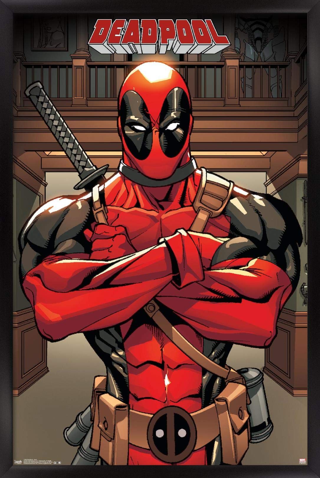 Book Cover Trends International Deadpool Pose Collector's Edition Wall Poster 22.375'' x 34''