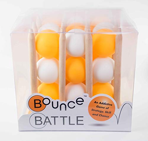 Book Cover Bounce Battle Wood Edition Game Set - an Addictive Game of Strategy, Skill & Chance