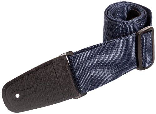 Henry Heller HPOLM-NAV 2-Inch Wide Vegan Nylon Guitar Strap - Navy