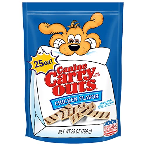 Canine Carry Outs Chicken Flavor Dog Treats, 25-Ounce Bag