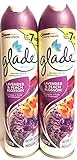 Glade Air Freshener Spray - Lavender & Peach Blossom - 8 oz. Pack of 2