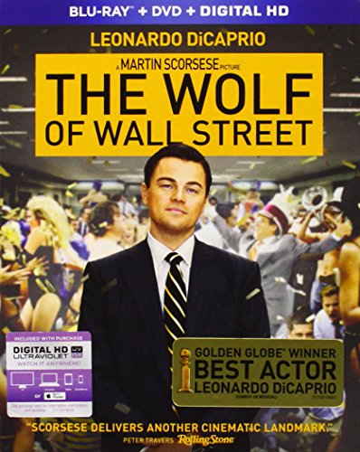 Book Cover The Wolf of Wall Street (Blu-ray + DVD + Digital HD)