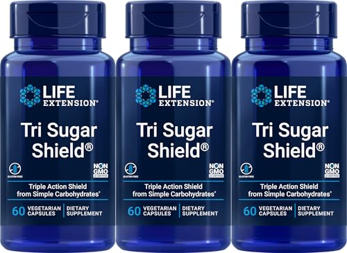 Tri Sugar Shield, 60 Vcaps (Pack of 3)