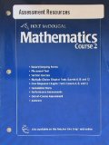 Holt McDougal Mathematics Course 2: Assessment Resources Isbn 0554007169 9780554007168 2006