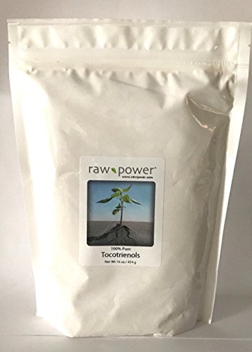 Book Cover Tocotrienols, Raw Power Brand (16 oz, Raw Rice Bran Solubles) Premium Quality, 100% Raw, Pure, non-GMO